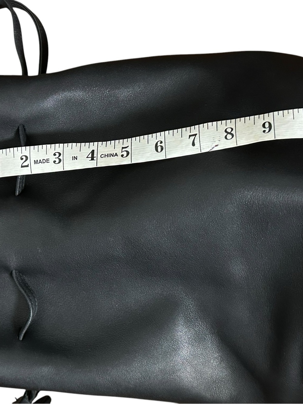Vintage Coach 9085 Black Glove-Tanned Leather Duffle Sac Bucket Bag Costa Rica - Picture 9 of 14